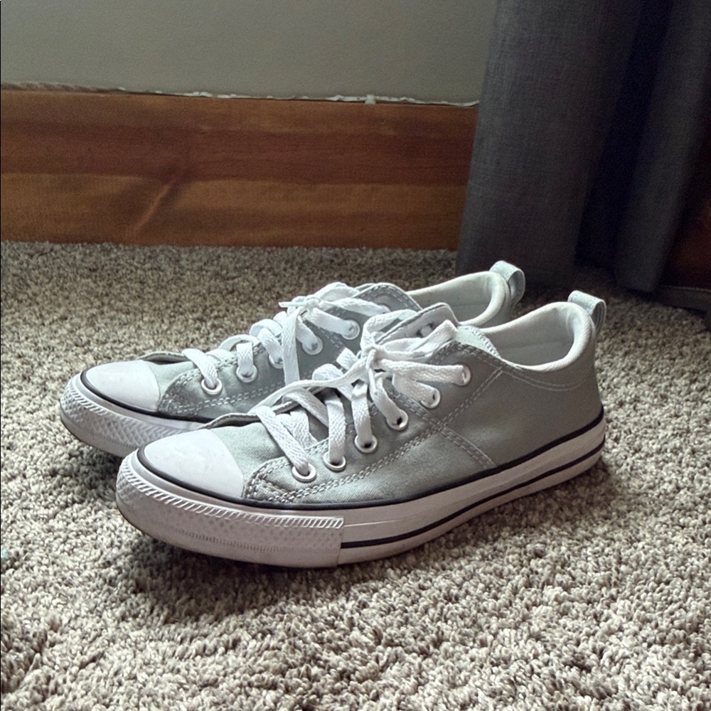 Converse Kids Shoes in Light Gray